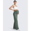 image:imageG4Free Womens Maternity BareFeel Wide Leg Yoga Pants  BumpFriendly CoverageWide Leg DesignLycra BlendExtremely SoftSkinlike Touchfor Work Casual WearGray Sage