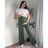 image:imageG4Free Womens Maternity BareFeel Wide Leg Yoga Pants  BumpFriendly CoverageWide Leg DesignLycra BlendExtremely SoftSkinlike Touchfor Work Casual WearGray Sage