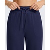 image:imageG4Free Womens Waffle Knit Wide Leg Sweatpants  High Waisted with Pockets Casual Straight Leg PantsRoyal Blue