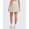 image:imageG4Free WaffleKnit Sweat Skirts for Women High Waisted ALine Drawstring Casual Skirt with Pockets No Builtin ShortsDusty Taupe