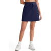 image:imageG4Free WaffleKnit Sweat Skirts for Women High Waisted ALine Drawstring Casual Skirt with Pockets No Builtin ShortsRoyal Blue