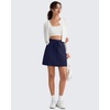 image:imageG4Free WaffleKnit Sweat Skirts for Women High Waisted ALine Drawstring Casual Skirt with Pockets No Builtin ShortsRoyal Blue