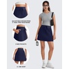 image:imageG4Free WaffleKnit Sweat Skirts for Women High Waisted ALine Drawstring Casual Skirt with Pockets No Builtin ShortsRoyal Blue