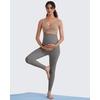 image:imageG4Free BareFeel Maternity Bra Wireless Nursing for Breastfeeding V Neck  Crossover Front U Back Nonremovable Pads Wide Straps Comfort Soft BraletteEasy Nursing for SleepampSportsampCasualToffee