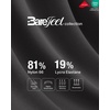 image:imageG4Free BareFeel Maternity Bra Wireless Nursing for Breastfeeding V Neck  Crossover Front U Back Nonremovable Pads Wide Straps Comfort Soft BraletteEasy Nursing for SleepampSportsampCasualBlack