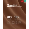 image:imageG4Free BareFeel Maternity Bra Wireless Nursing for Breastfeeding V Neck  Crossover Front U Back Nonremovable Pads Wide Straps Comfort Soft BraletteEasy Nursing for SleepampSportsampCasualDark Coffee