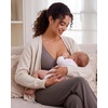 image:imageG4Free BareFeel Maternity Bra Wireless Nursing for Breastfeeding V Neck  Crossover Front U Back Nonremovable Pads Wide Straps Comfort Soft BraletteEasy Nursing for SleepampSportsampCasualTaupe