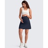 image:imageG4Free BareFeel Maternity Skirt with 2 Pockets Pregnancy Shorts Tennis Golf  Builtin Pockets ShortsA Line Stretchy Over the BumpUPF50 Soft FabricSweat Wickingfor Workout or CasualDark Navy