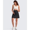 image:imageG4Free BareFeel Maternity Skirt with 2 Pockets Pregnancy Shorts Tennis Golf  Builtin Pockets ShortsA Line Stretchy Over the BumpUPF50 Soft FabricSweat Wickingfor Workout or CasualBlack