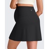 image:imageG4Free BareFeel Maternity Skirt with 2 Pockets Pregnancy Shorts Tennis Golf  Builtin Pockets ShortsA Line Stretchy Over the BumpUPF50 Soft FabricSweat Wickingfor Workout or CasualBlack