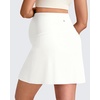image:imageG4Free BareFeel Maternity Skirt with 2 Pockets Pregnancy Shorts Tennis Golf  Builtin Pockets ShortsA Line Stretchy Over the BumpUPF50 Soft FabricSweat Wickingfor Workout or CasualWhite