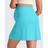 image:imageG4Free BareFeel Maternity Skirt with 2 Pockets Pregnancy Shorts Tennis Golf  Builtin Pockets ShortsA Line Stretchy Over the BumpUPF50 Soft FabricSweat Wickingfor Workout or CasualSky Blue