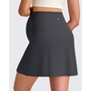 image:imageG4Free BareFeel Maternity Skirt with 2 Pockets Pregnancy Shorts Tennis Golf  Builtin Pockets ShortsA Line Stretchy Over the BumpUPF50 Soft FabricSweat Wickingfor Workout or CasualDark Gray