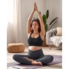 image:imageG4Free Barefeel Nursing Bras for Breastfeeding Seamless Maternity Bra  Wirefree U Back Removable Pads Builtin Support Band Onehanded Clips Adjustable Straps for Sleep Yoga or PostpartumBlack