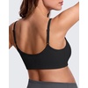 image:imageG4Free Barefeel Nursing Bras for Breastfeeding Seamless Maternity Bra  Wirefree U Back Removable Pads Builtin Support Band Onehanded Clips Adjustable Straps for Sleep Yoga or PostpartumBlack