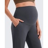 image:imageG4Free EverGoing Maternity Work Pants Pregnancy Tapered Ankle Trousers  with Pockets Over the Belly Soft Stretch Relaxed Fit for Casual Office or BusinessDark Gray