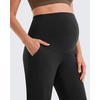 image:imageG4Free EverGoing Maternity Work Pants Pregnancy Tapered Ankle Trousers  with Pockets Over the Belly Soft Stretch Relaxed Fit for Casual Office or BusinessBlack