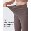 image:imageG4Free EverGoing Maternity Work Pants Pregnancy Tapered Ankle Trousers  with Pockets Over the Belly Soft Stretch Relaxed Fit for Casual Office or BusinessTaupe