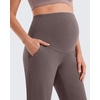image:imageG4Free EverGoing Maternity Work Pants Pregnancy Tapered Ankle Trousers  with Pockets Over the Belly Soft Stretch Relaxed Fit for Casual Office or BusinessTaupe