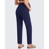 image:imageG4Free EverGoing Maternity Work Pants Pregnancy Tapered Ankle Trousers  with Pockets Over the Belly Soft Stretch Relaxed Fit for Casual Office or BusinessRoyal Blue