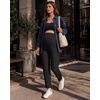 image:imageG4Free EverGoing Maternity Work Pants Tapered Ankle Pregnancy Trousers  with Pockets Vertical Front Seam Over the Belly Soft Stretch Relaxed Fit for Casual Lounge Office or BusinessBlack